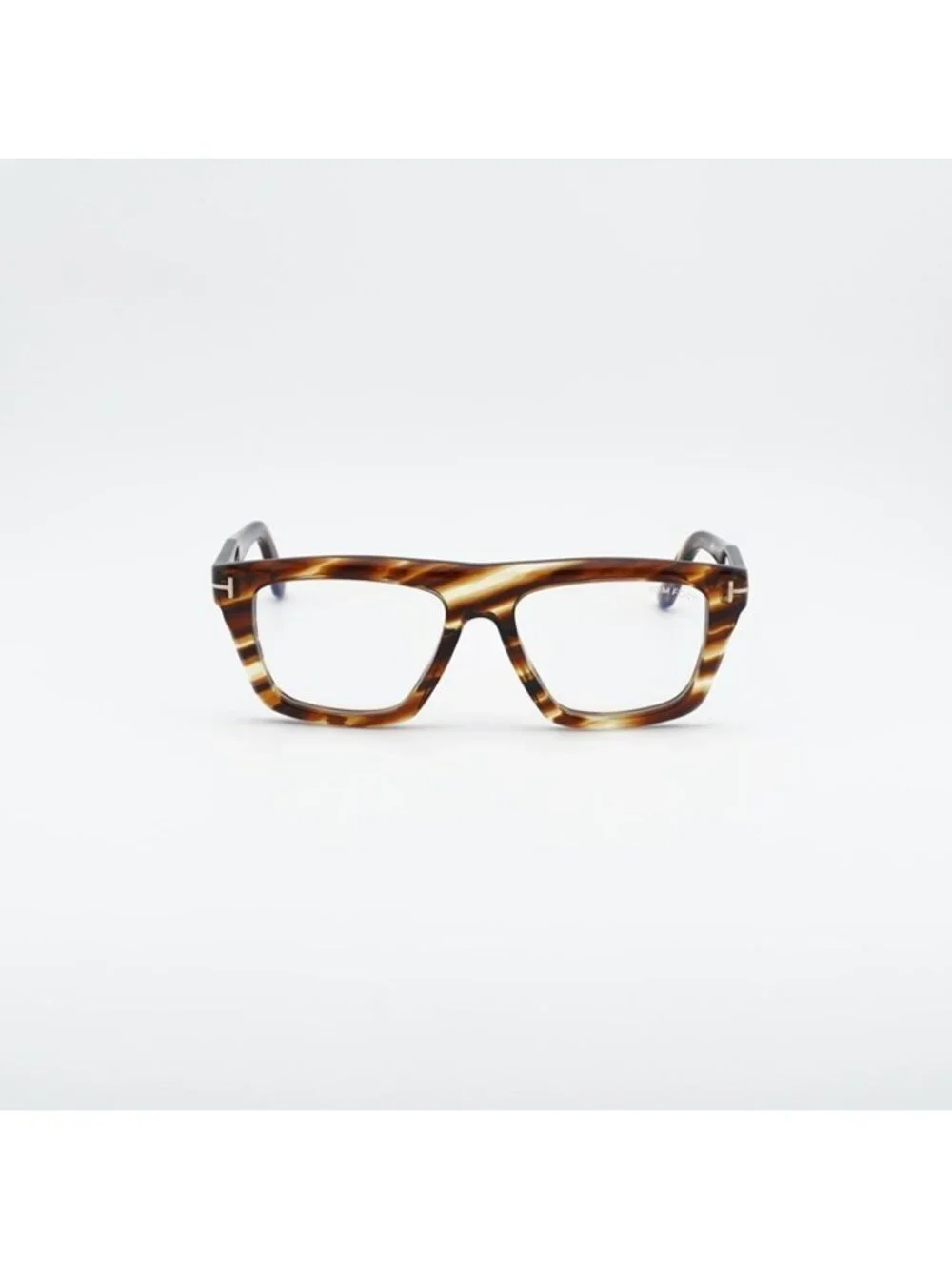Tom Ford FT6059-B 055 Eyeglasses Coloured Havana 54mm Square Frame